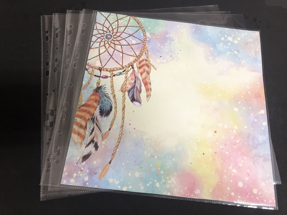 Refil plastico scrapbook