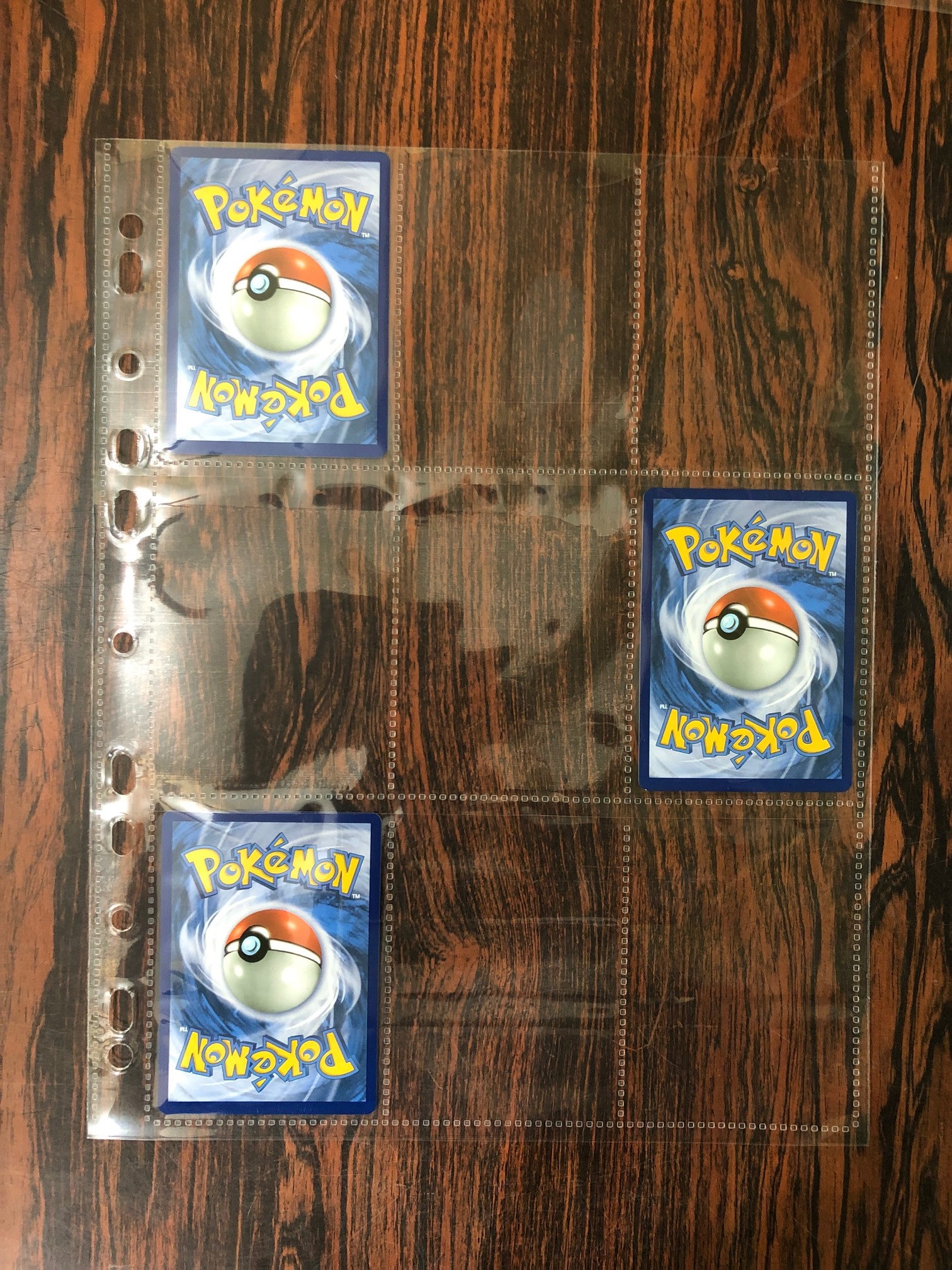 Folha plástica Refil para coleção de cards porta cards